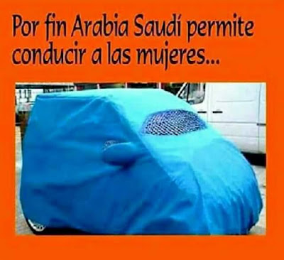 Arabia Saudí permite conducir a las mujeres, funda, azul, burka Arabia Saudí permite conducir a las mujeres, funda, azul, burka