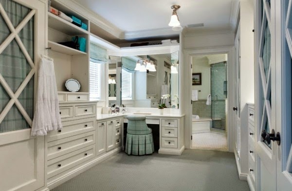 Dressing rooms, a space dedicated to clothing