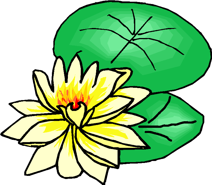 free blue lotus flower clip art - photo #28