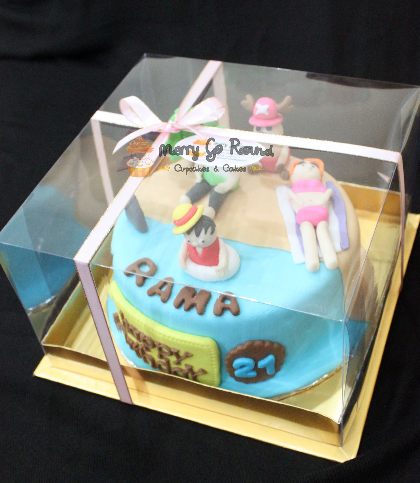 Merry Go Round Cupcakes & Cakes Birthday Cake One Piece Theme