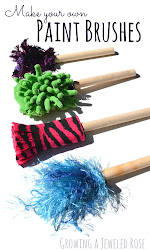 paint painting brushes homemade own paintbrushes crafts diy rose fun could using projects loose parts jeweled growing craft activities christmas