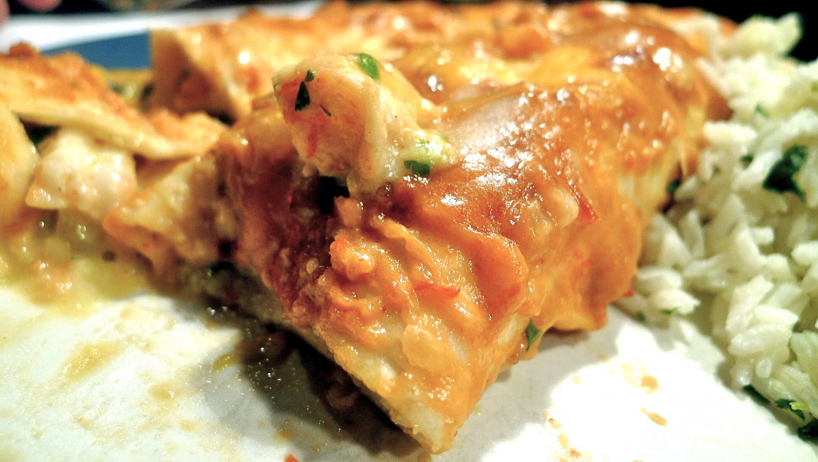 newFOOD tuesdayz Shrimp Enchilada