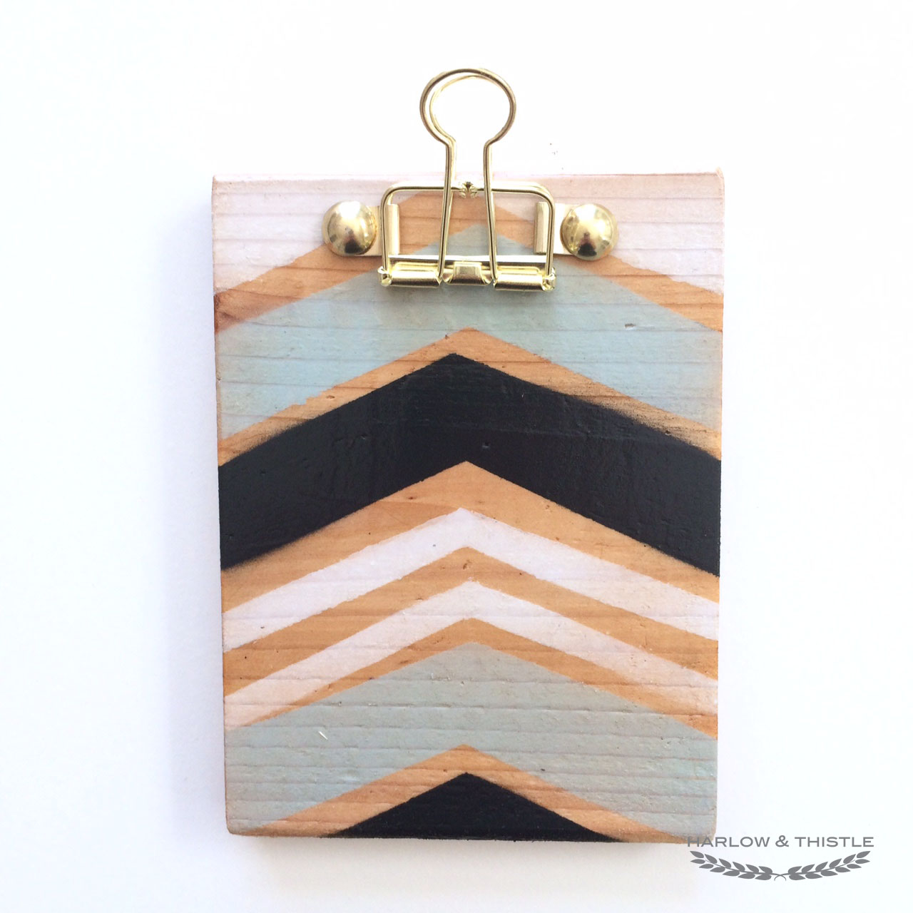 DIY Mini Wooden Clipboard Harlow & Thistle