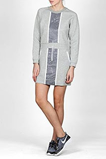 Nike Women's Tech Fleece Grey and White Nike Women's Tech Fleece