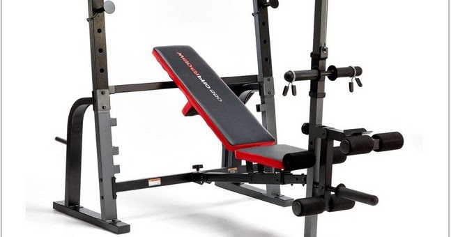 Weight Bench With Lat Pulldown