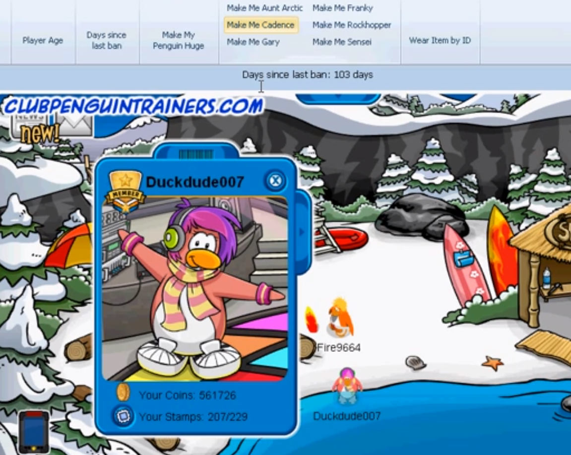 Working Club Penguin Trainer 2014: Features