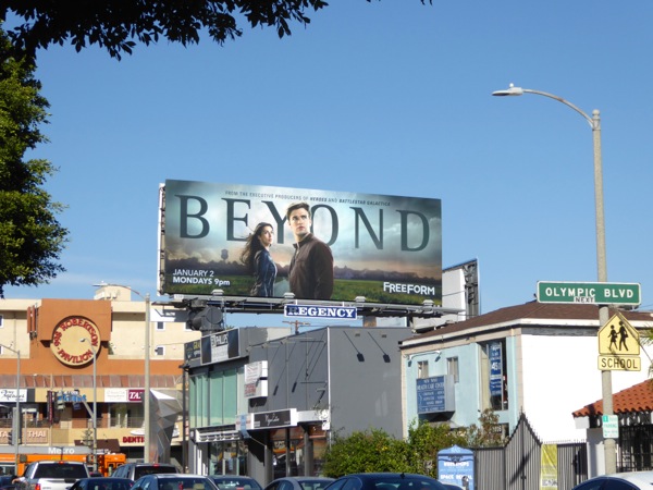 Beyond TV series billboard Robertson Boulevard Beyond TV series billboard