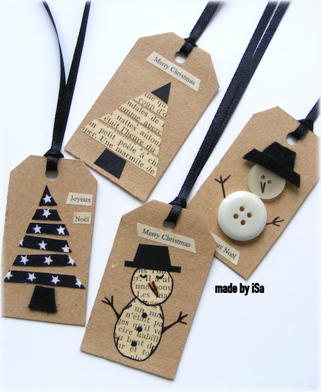 7 ideas de packaging navideño: etiquetas | http://bizcochosysancochos.blogspot.com/