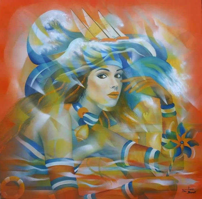 Jeanette Guichard Bunel 1957 | French Surrealist painter