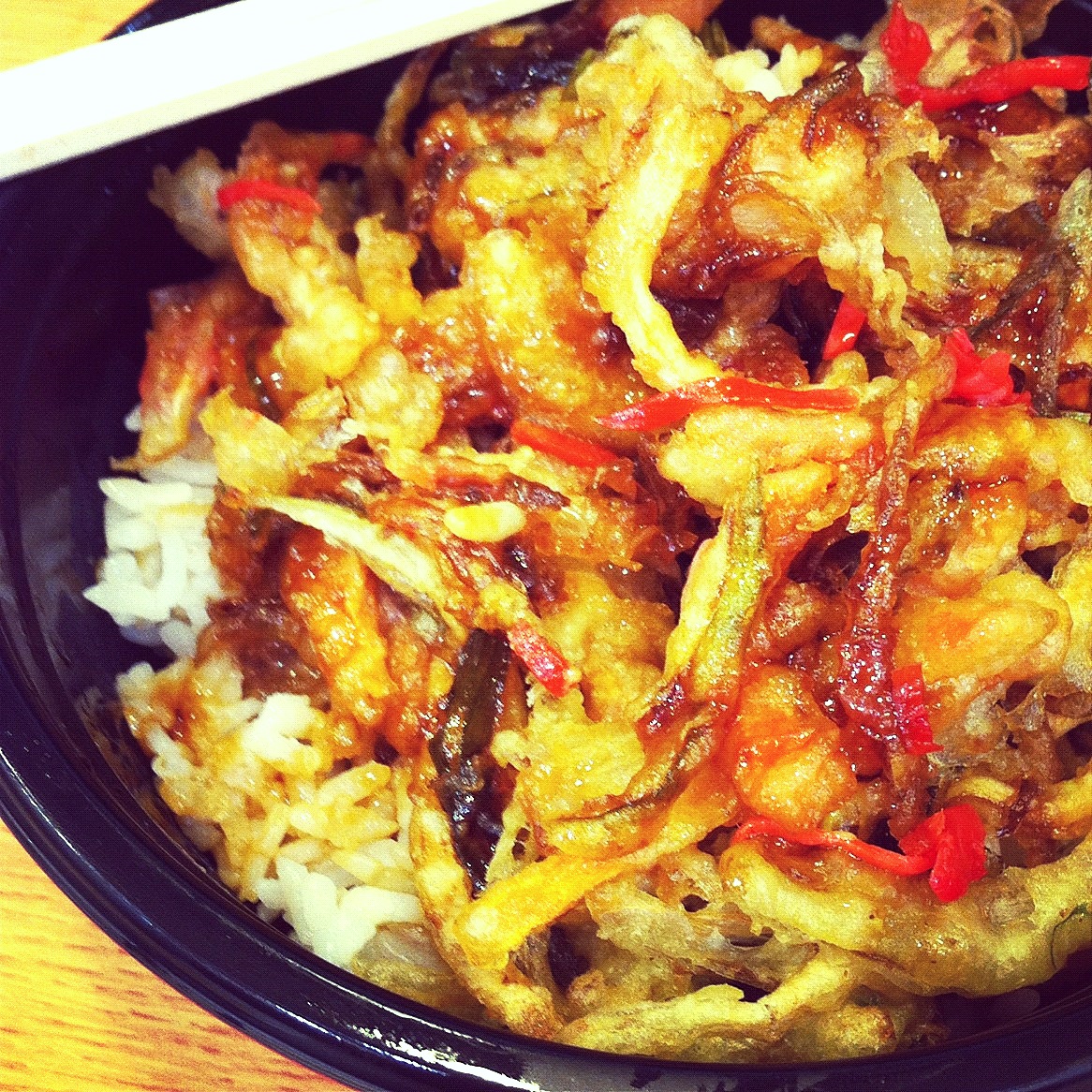 Some Like it Haute Ika & Kakiage Don from Cold Storage, Takashimaya