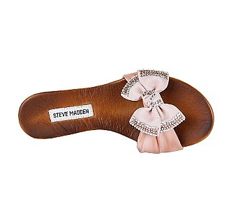 steve madden pink flat sandals