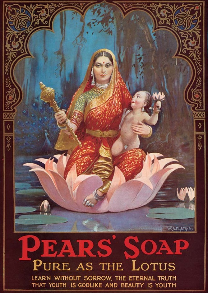 Pears' Soap Advertisement - Vintage Print India