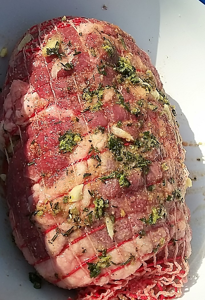 The Left Chapter Boneless Leg of Lamb on the Charcoal BBQ