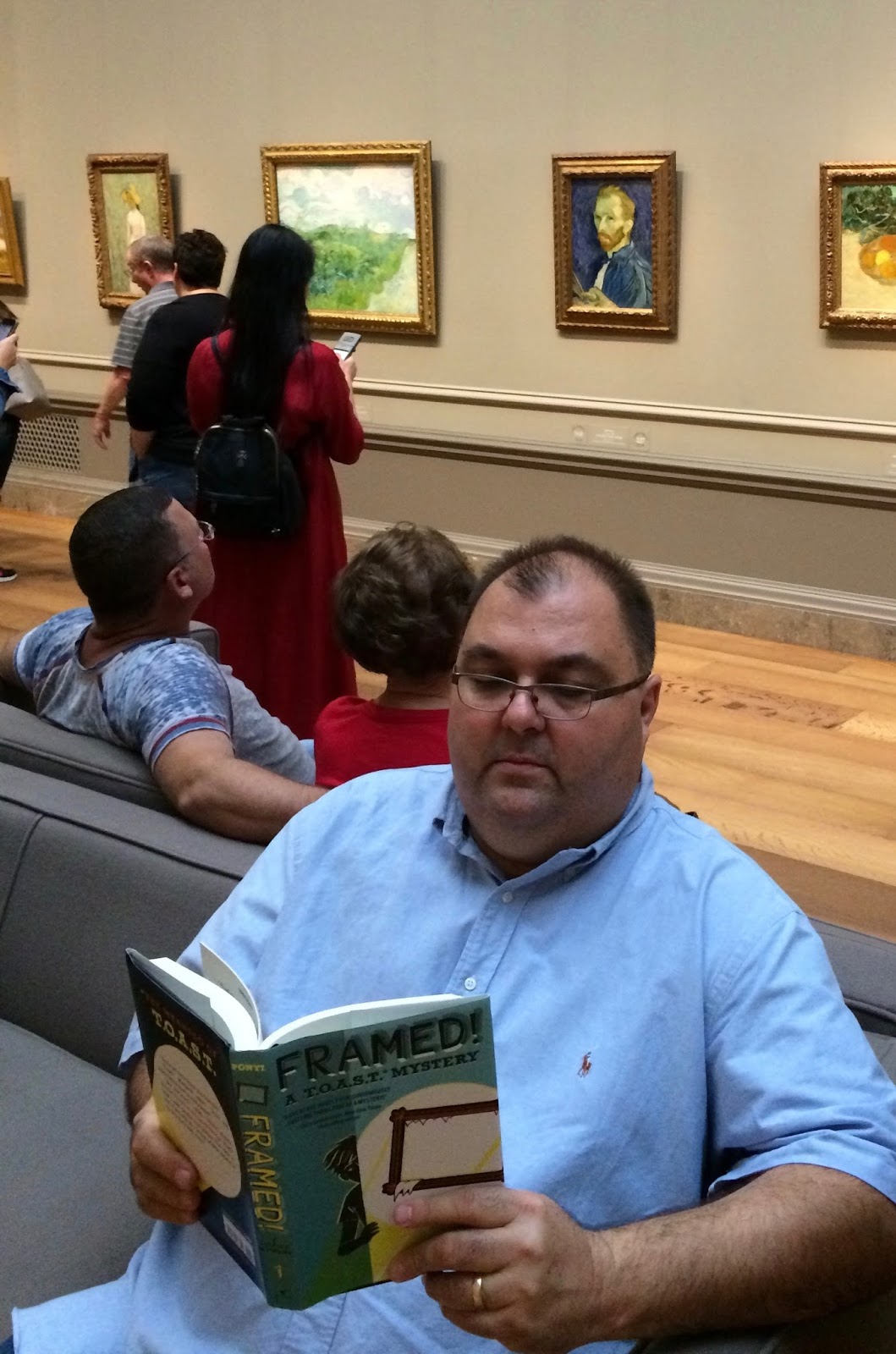 LibLaura5 5 with James PontiAuthor of Framed!