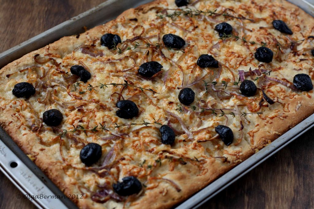 Mango & Tomato How to Bake Focaccia Recipe for Onion, Olive & Cheese