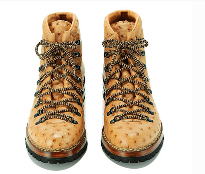 botas con agujetas vaqueras