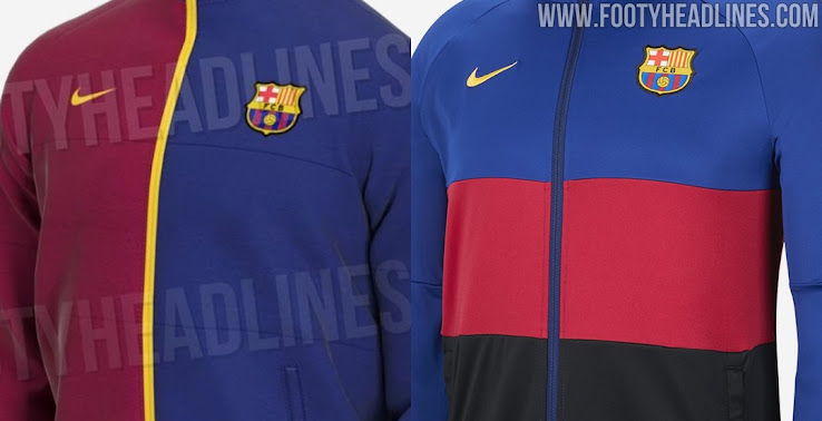 barcelona half and half jersey