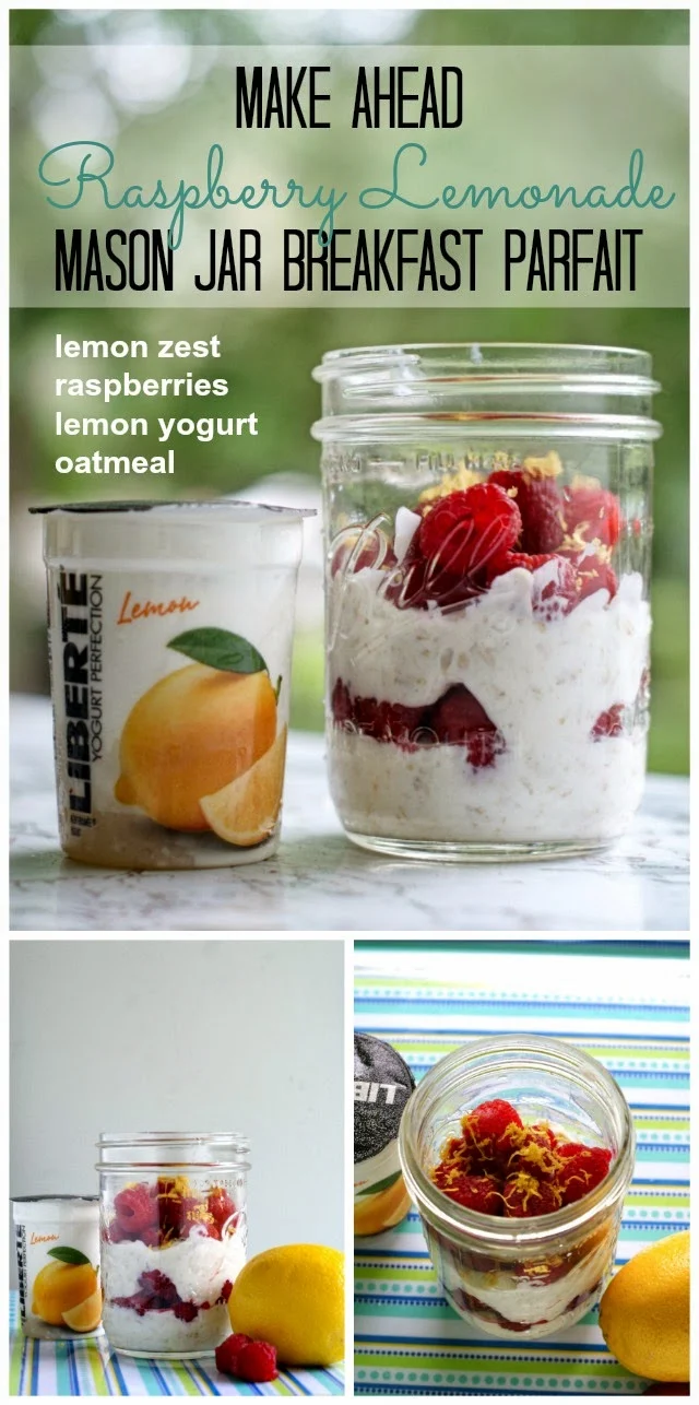 Make Ahead Raspberry Lemonade Parfait | thetwobiteclub.com | #yogurtperfection #makeahead #healthy #ad