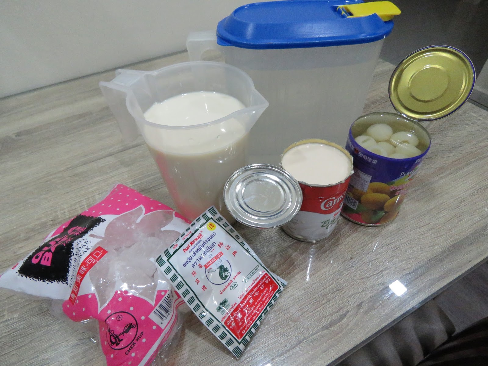 我的烘培笔记 D'Jane Bakery Soybean Milk Longan Jelly 豆浆龙眼菜燕