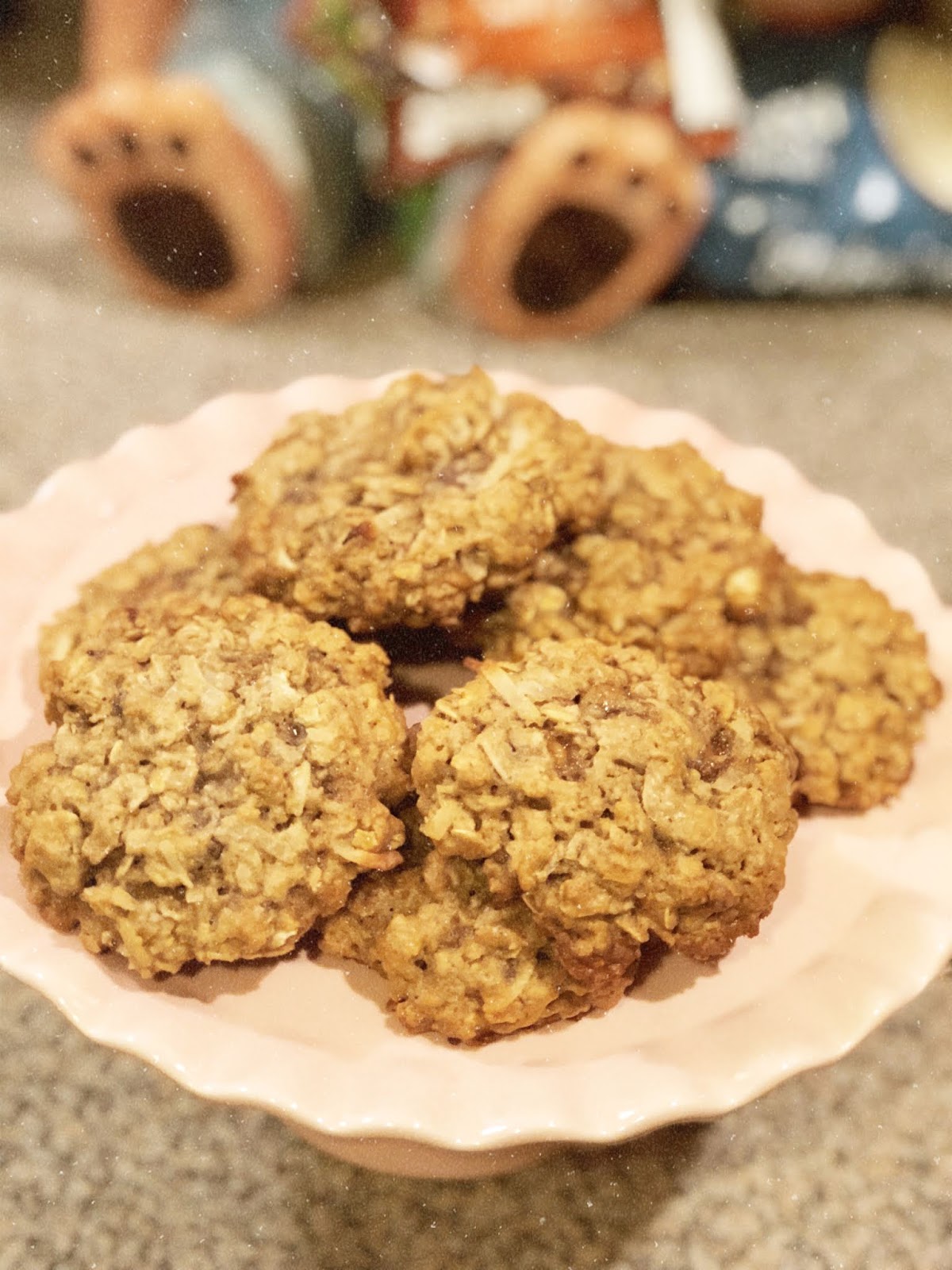 Oatmeal Coconut Toffee Crunch Cookies Recipe | Paint The Town Chic
