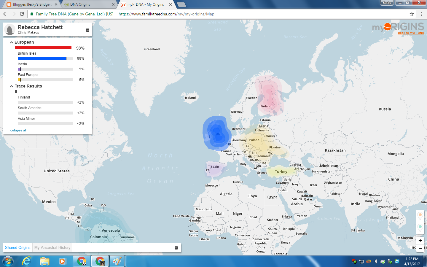 i actually am kindof hoping that the 2 south american might reflect my alleged couple of native american female ancestors but i m not sure if that s what i actually am kindof hoping that the 2 south american might reflect my alleged couple of native american female ancestors but i m not sure if that s what