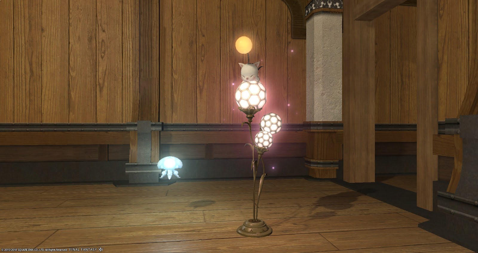 FF14 追加家具 モーグリランプ・スロッピーワードロープ・サザンキッチン・モーグリベッド・ジェリーフィッシュランプ