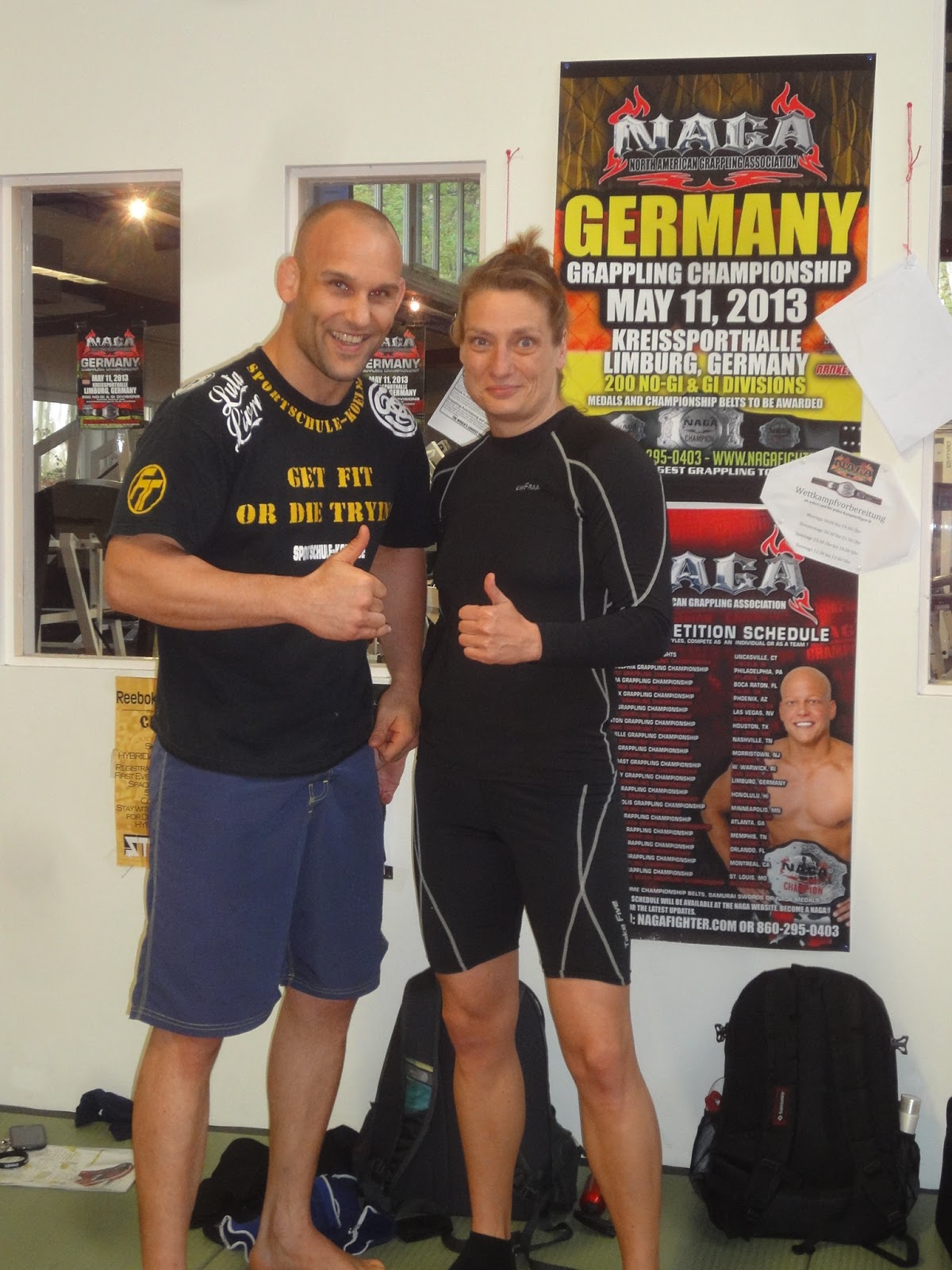 Female Fighters Luta Livre mit Andy Anaconda bei MMA Cage Kassel