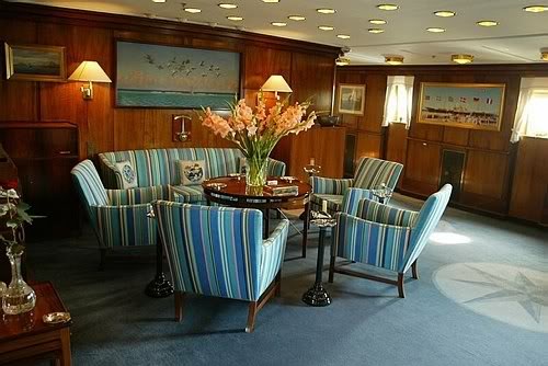 inside danish royal yacht