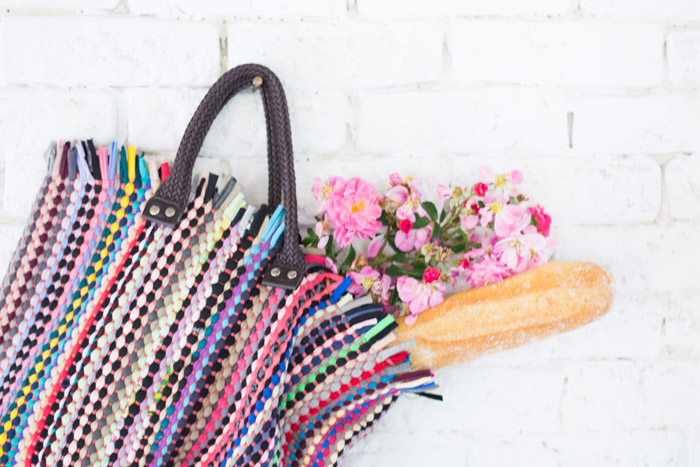 Bolsa para la compra con un salvamantel diy