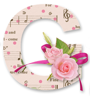 Abecedario con Rosas en Fondo Musical. Alphabet with Roses in Musical Background.