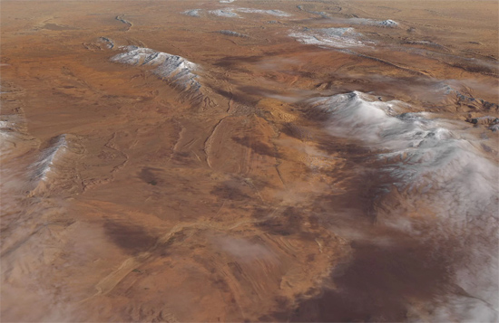 Nevou no Deserto do Saara e os satélites registraram tudo - Img 2