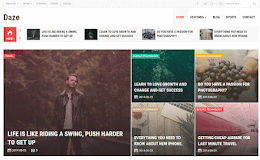 Daze News/Media blogger template