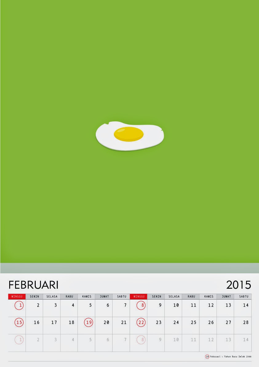Kalender 2015 Indonesia lengkap dengan hari libur nasional 