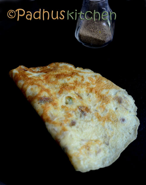 Easy Egg Omelette Recipe-Basic South Indian Omelet | Padhuskitchen