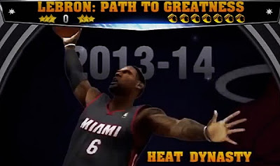 NBA 2K14 LeBron Path to Greatness: Heat Dynasty Spoiler