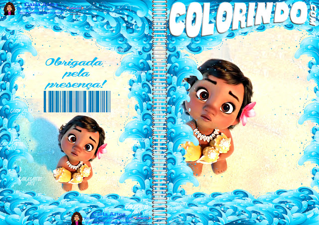Kit de Moana Bebé para Imprimir Gratis. Kit de Moana Bebé para Imprimir Gratis.