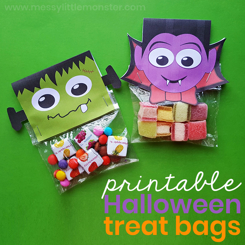 10 Easy DIY Halloween Treat Bags for Kids to take Trick o Treating