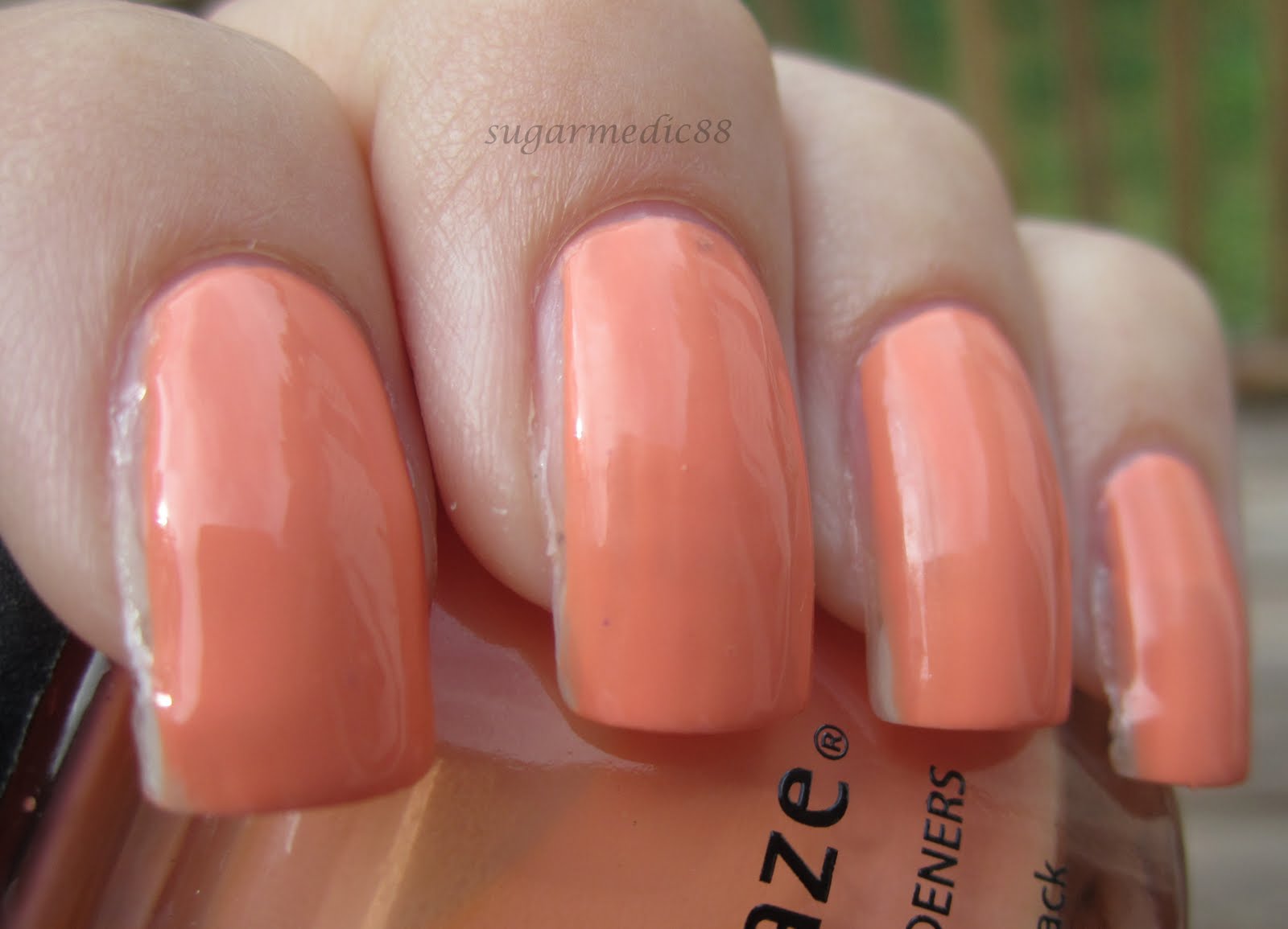 4. China Glaze Nail Lacquer in "Peachy Keen" - wide 7