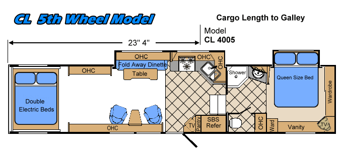2007 Weekend Warrior CL4005 Toy Hauler RV
