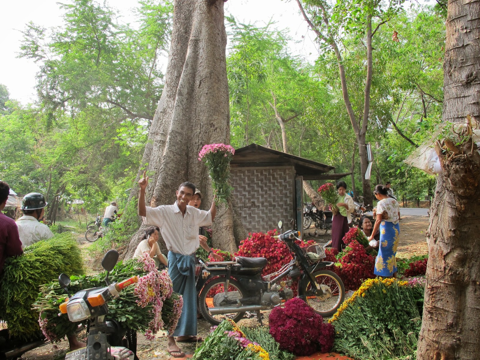 TRAVELS (and more) WITH CECILIA BRAINARD Garden The Flower Market of