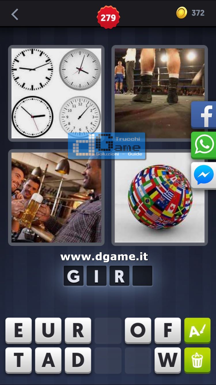4 Immagini 1 Parola soluzione livello 271 272 273 274 275 276 277 278