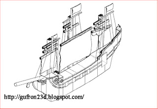 Gambar AutoCad 2D Dan 3D: Gambar Perahu