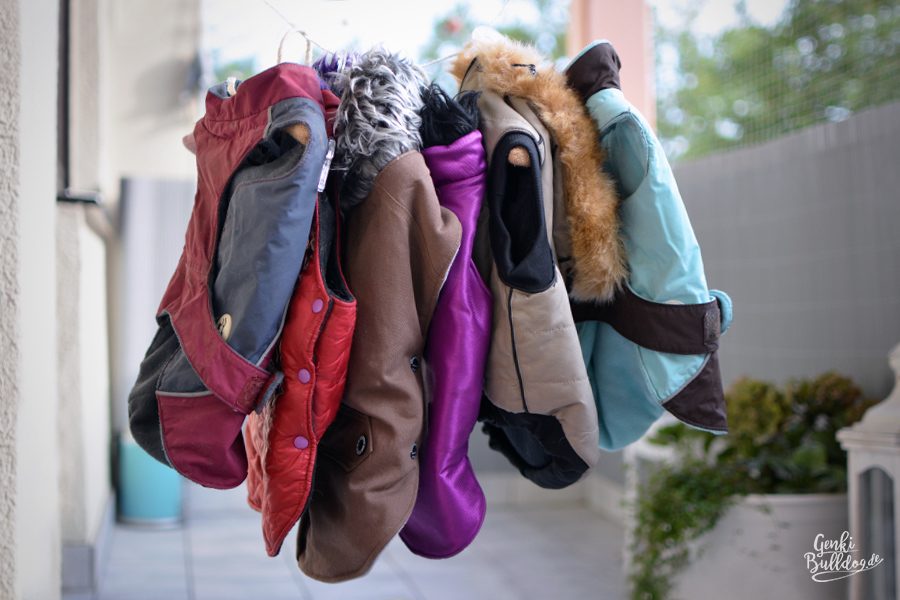 Hundemantel Wintermantel warme Kleidung für Französische Bulldoggen oder Mops Hundemantel Wintermantel warme Kleidung für Französische Bulldoggen oder Mops
