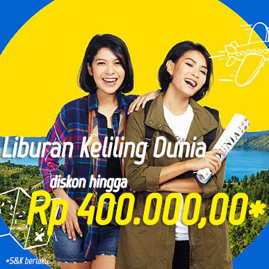 Promo Pesawat Keliling Dunia Tiket.com