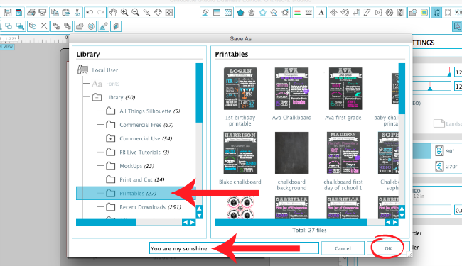 silhouette studio cloud tutorial, silhouette studio library, silhouette cameo cloud