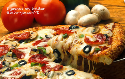 COMO PREPARO UNA PIZZA  - como preparar una  pizza - http://comopreparoun.blogspot.com