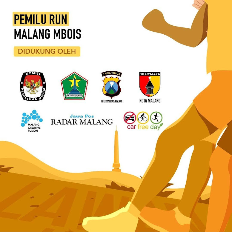 Media Pemilu Run Malang Mbois 2019