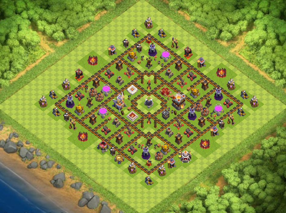 COC Bases Farming Base COC TH 11