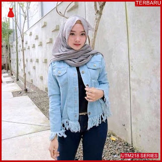 UTM218S83 Baju Springe Muslim Jaket Dewasa Jeans UTM218S83 0DA | Terbaru BMGShop