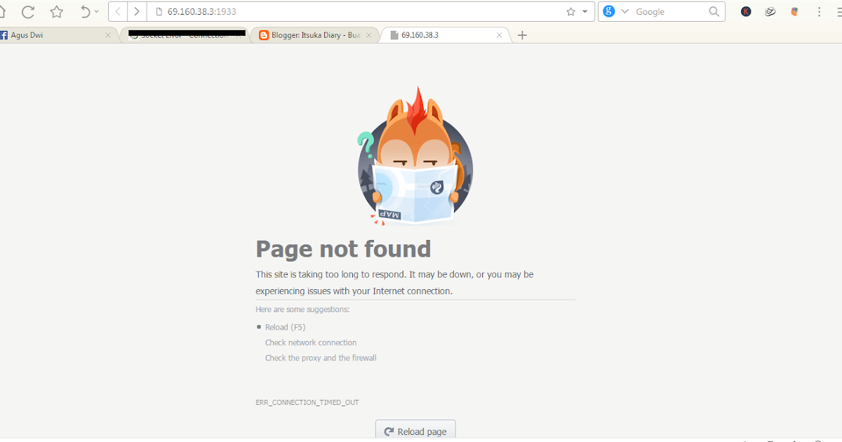 Socket Error Connection Timeout, How to fix? SainsKomputer